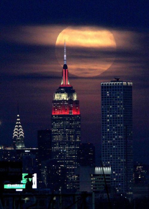 empire-state-building-shines-flashing-red-to-honor-medical-workers-amid-coronavirus