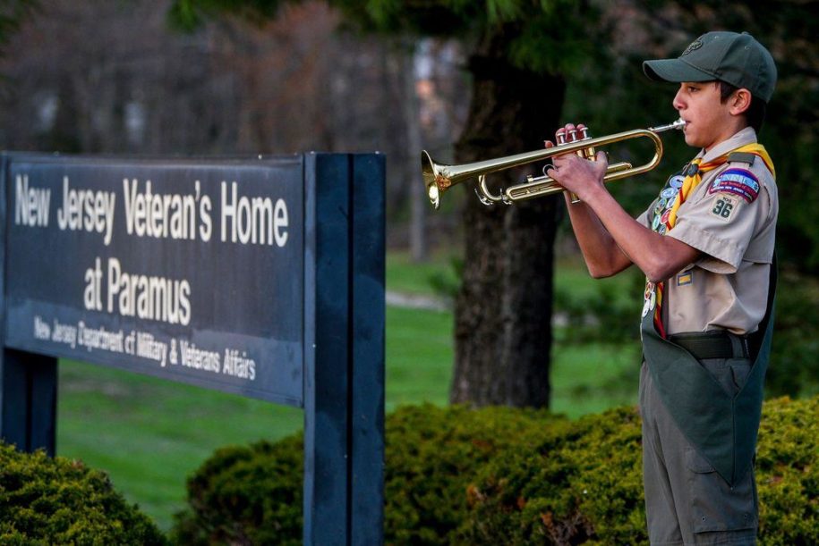before-coronavirus,-he-chose-a-veterans-home-for-his-eagle-scout-project-now-he-plays-taps-outside.